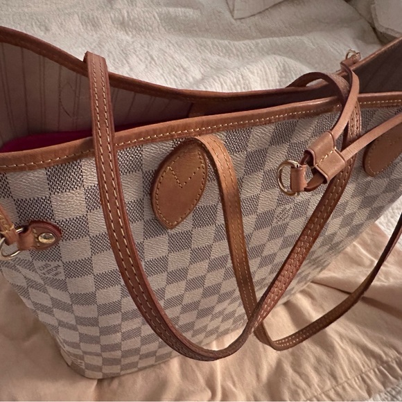 LV Neverfull PM in Damier Azure Pattern - Picture 2 of 12